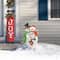 Glitzhome® 2.5ft. Metal Snowman Family Yard Stake